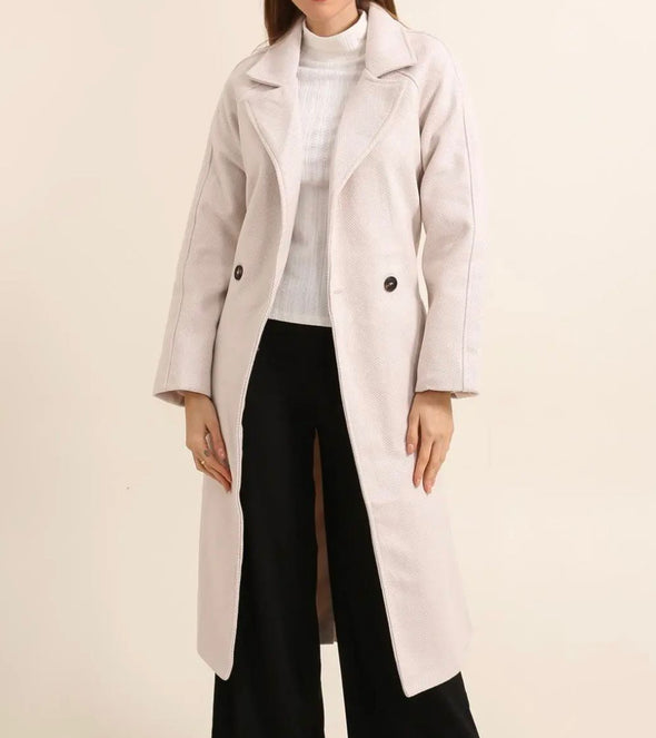 Rachel Maxi Coat - Beige