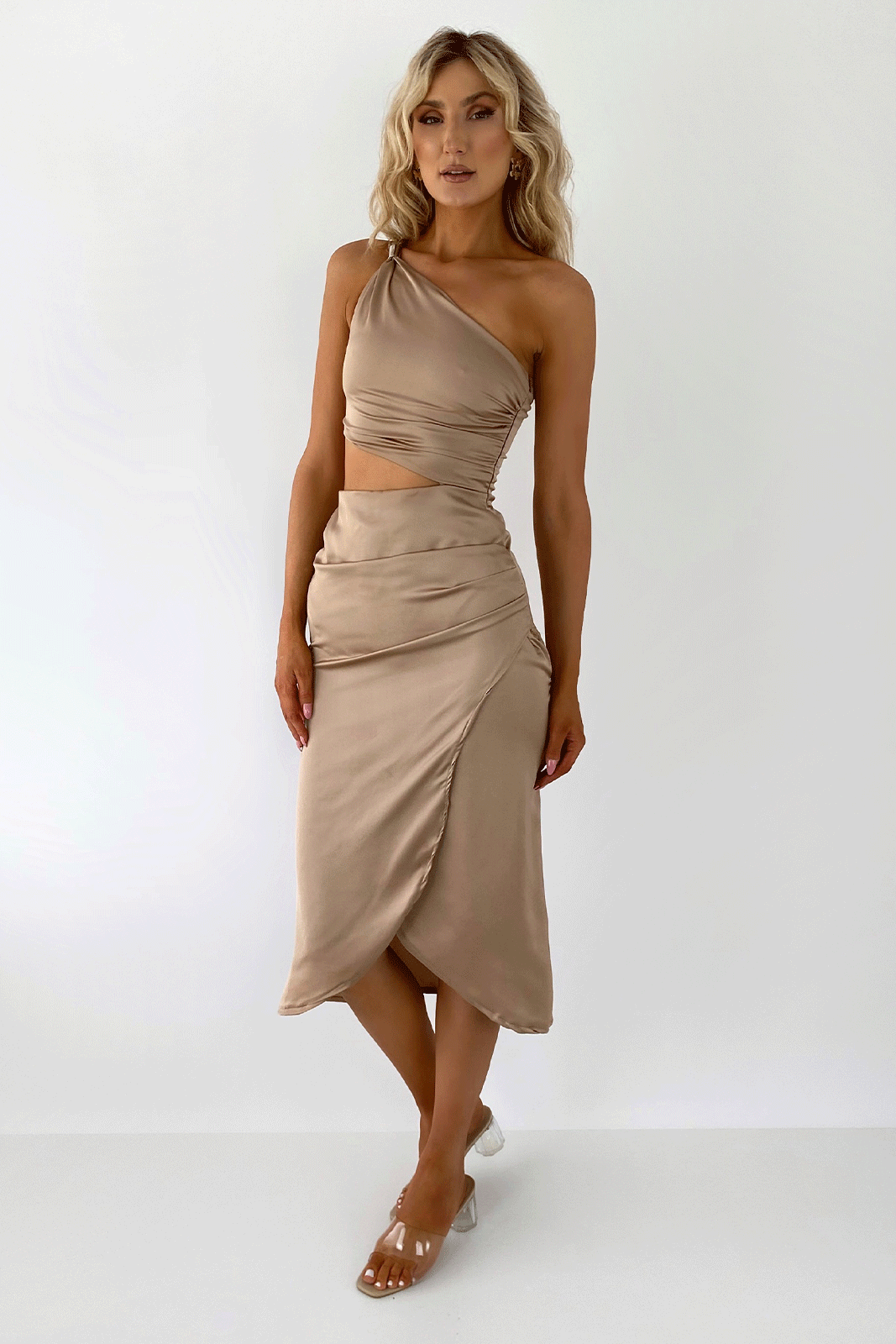 Brooklyn One Should Cut Out Midi Dress