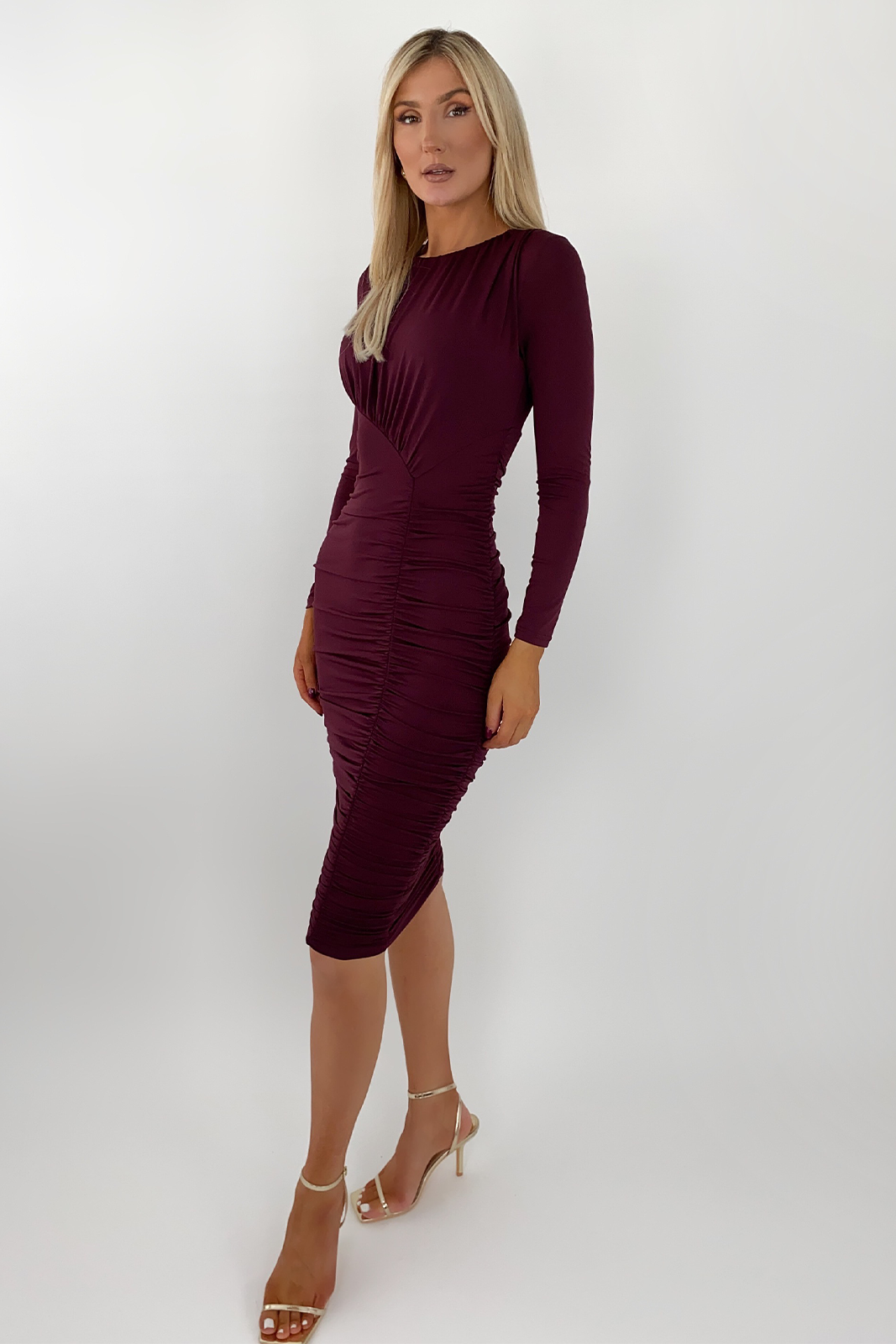 Plum hot sale bodycon dress