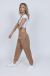 Dreamer Camel Oversized Fleece Joggers