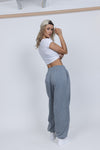 Dreamer Grey Oversized Fleece Joggers